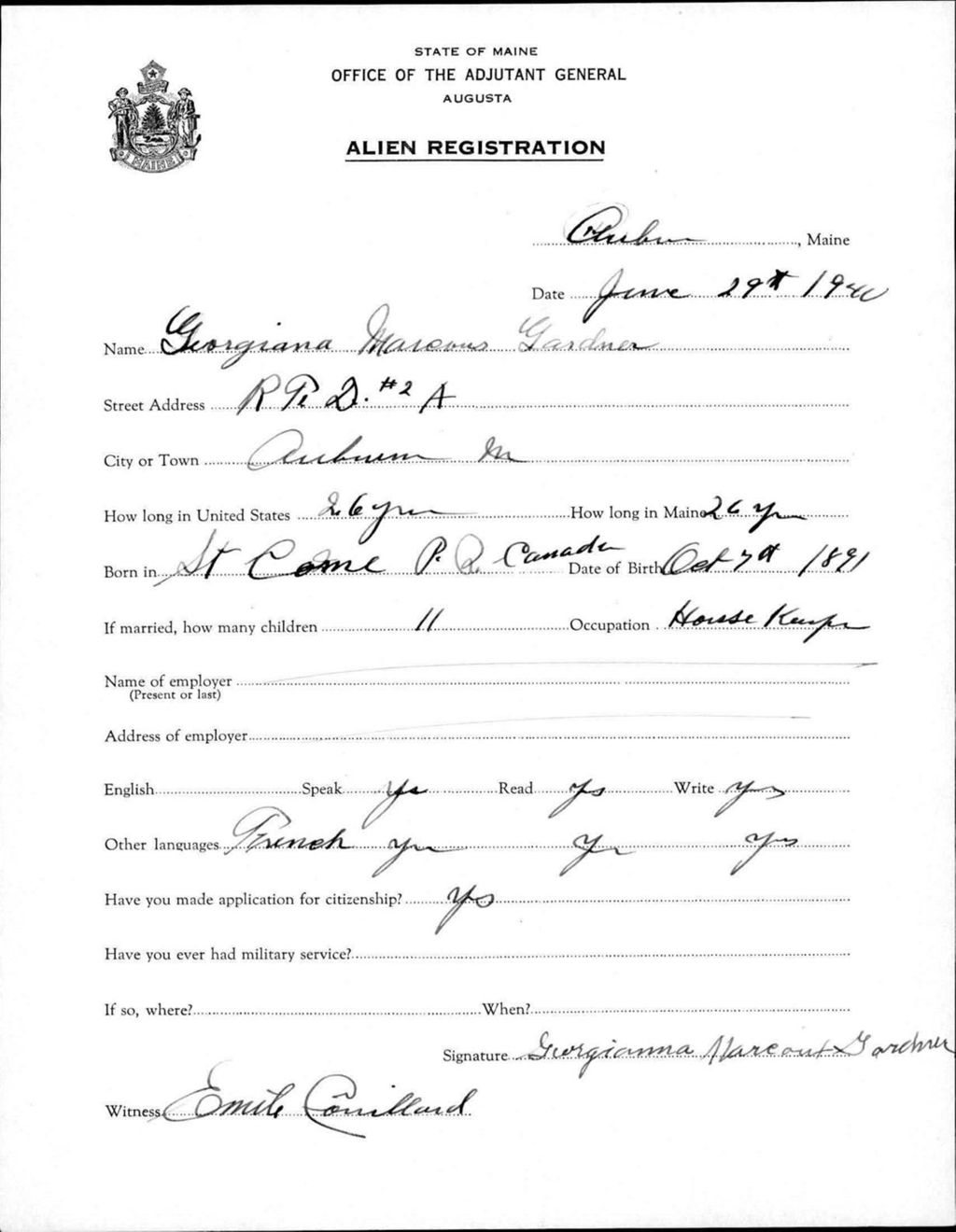 Alien Registration- Marcoux, Georgianna (Auburn, Androscoggin County)
